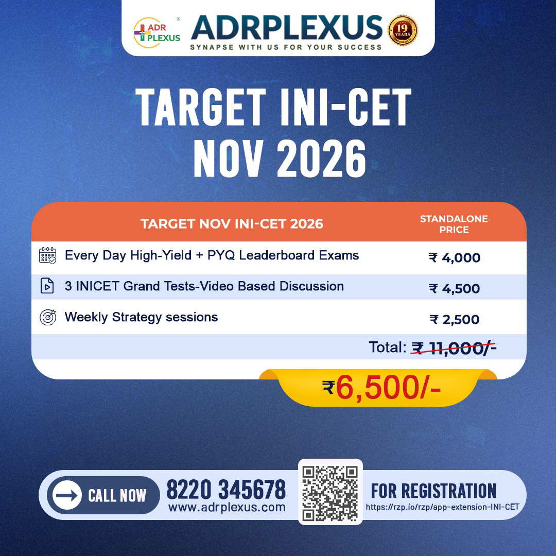 Target INI-CET Nov 2026